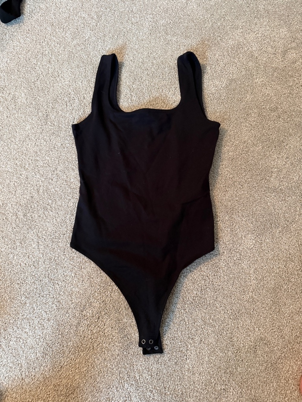 Abercrombie & Fitch Black Tank Bodysuit